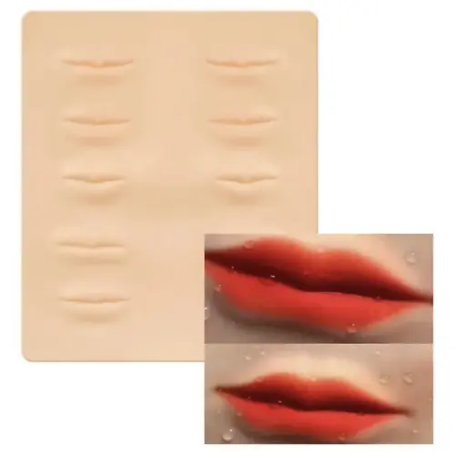 Piel sintética con labios a relieve — imagen 1