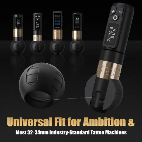 Grip Ambition de silicona para máquinas de 32 a 34mm — imagen 3
