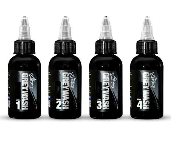 Set de Greywash 2oz de Allegory's foto | Habana Tattoo Shop |  BizneCubano