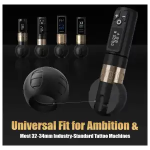 Grip Ambition de silicona para máquinas de 32 a 34mm miniatura 3