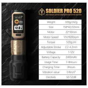 Ambition Soldier Pro 520 de 1 batería miniatura 2